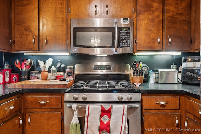 kitchen featuring stainless steel appliances