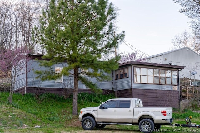 view of side of property