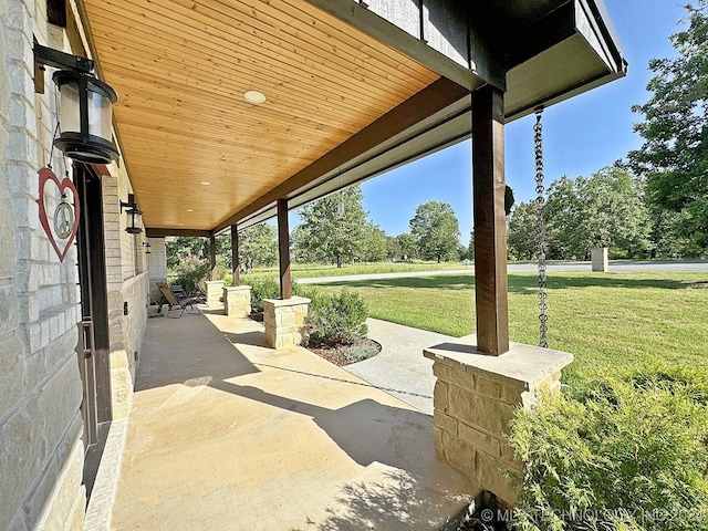 view of patio