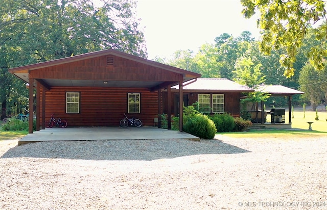 view of cabin