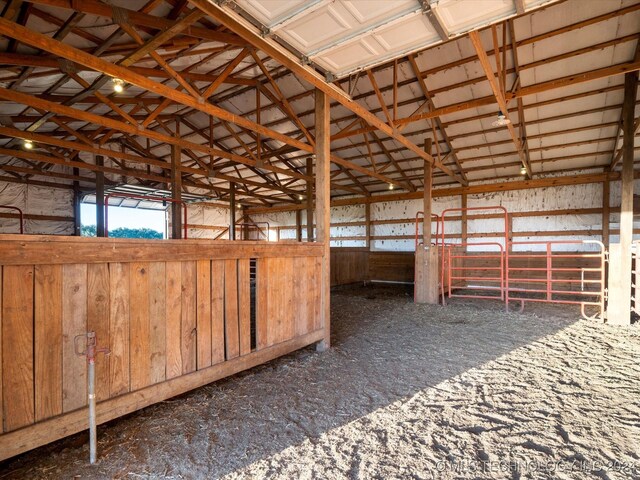 view of stable