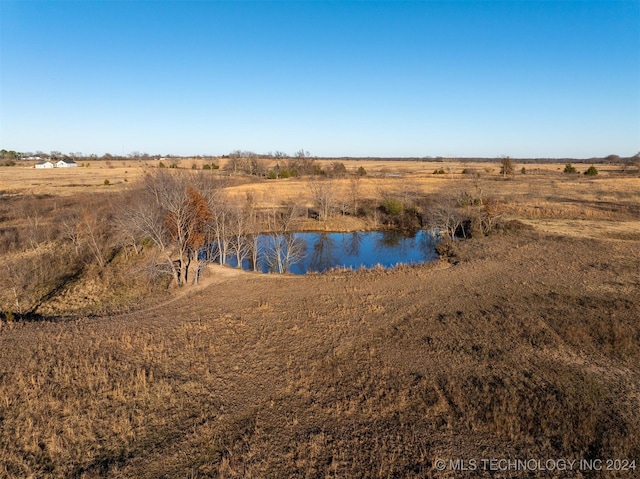 property view of water featuring a rural view