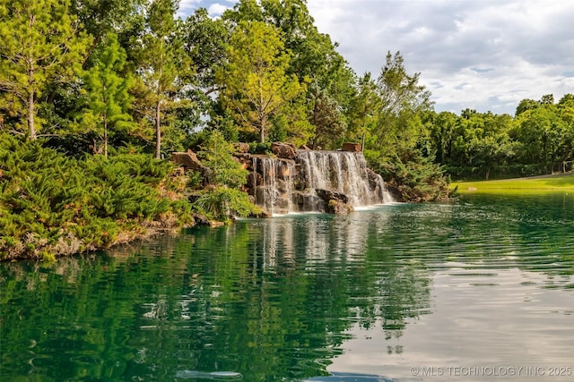 view of water feature