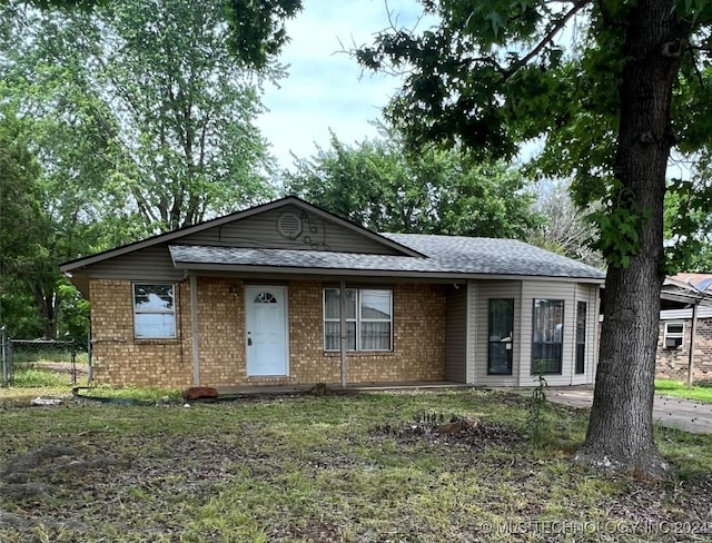 view of ranch-style house