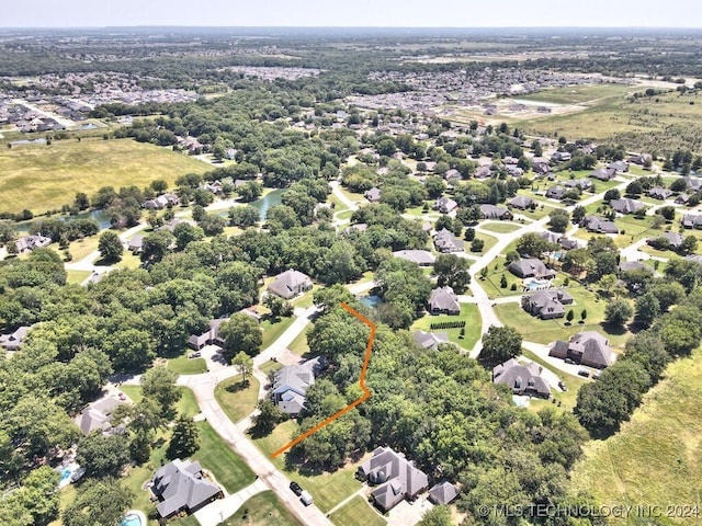 13706 S 18th St, Bixby, OK 74008 - bird's eye view