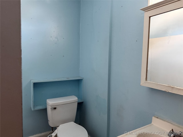 bathroom with toilet