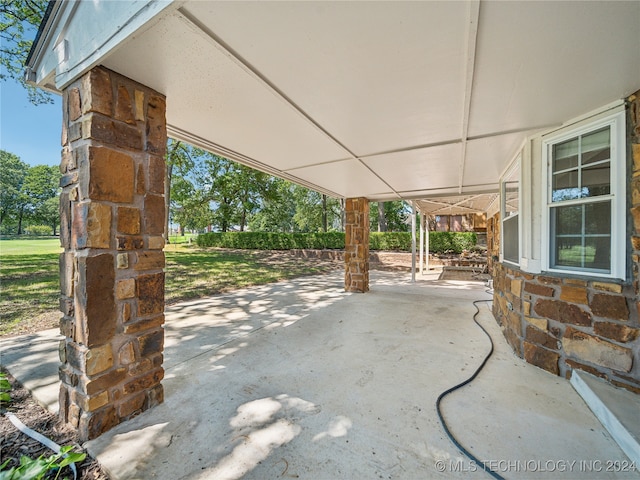 view of patio