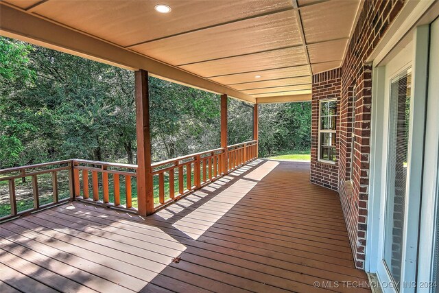 view of deck