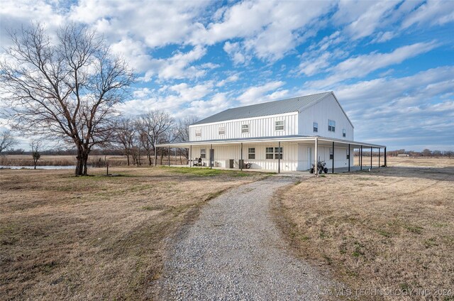 exterior space with a porch