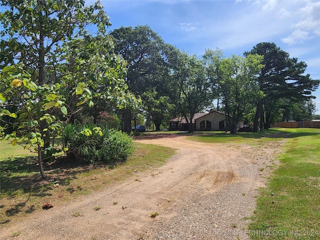 view of street with driveway