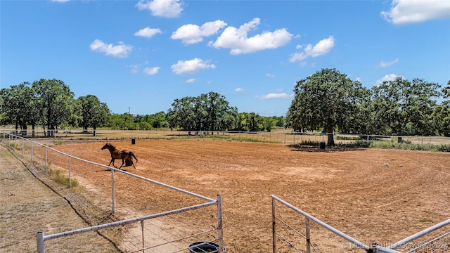 view of property's community with a rural view