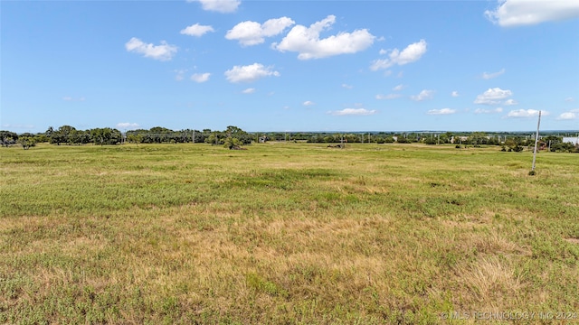 view of landscape with a rural view