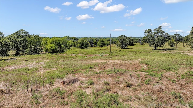 view of nature with a rural view