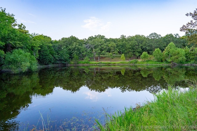 8248 E 122nd Rd, Wetumka, OK 74883 - water view featuring a forest
