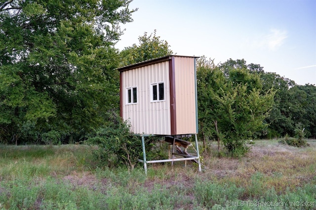 8248 E 122nd Rd, Wetumka, OK 74883 - view of shed