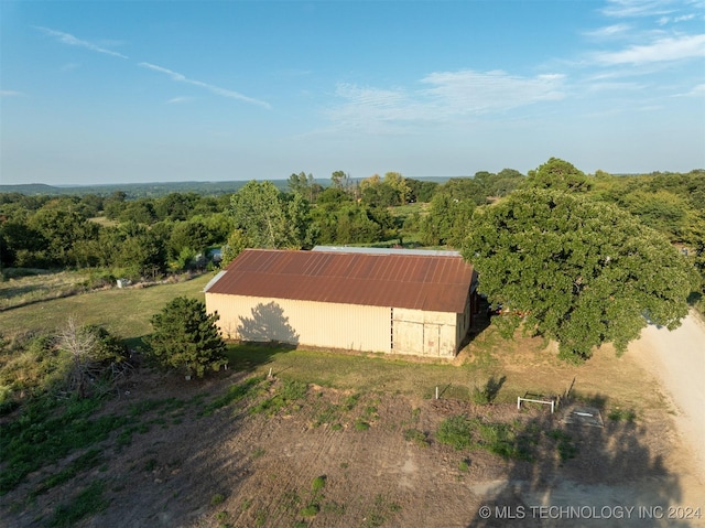 8248 E 122nd Rd, Wetumka, OK 74883 - view from above of property