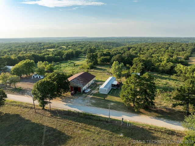 8248 E 122nd Rd, Wetumka, OK 74883 - view of subject property featuring a heavily wooded area