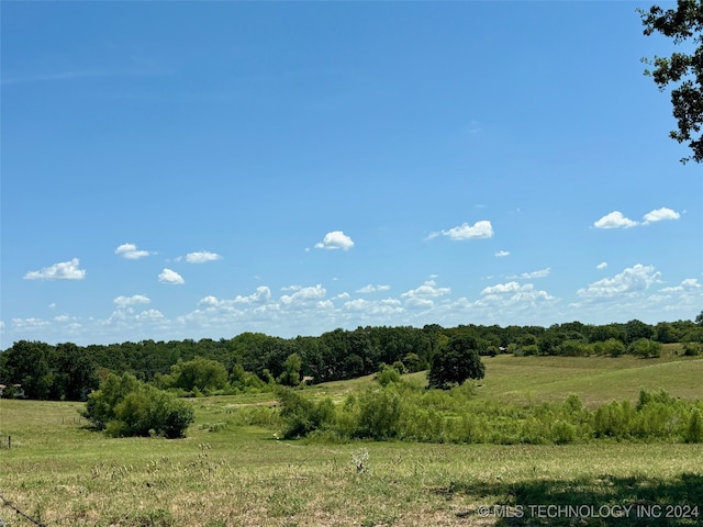 view of nature with a rural view