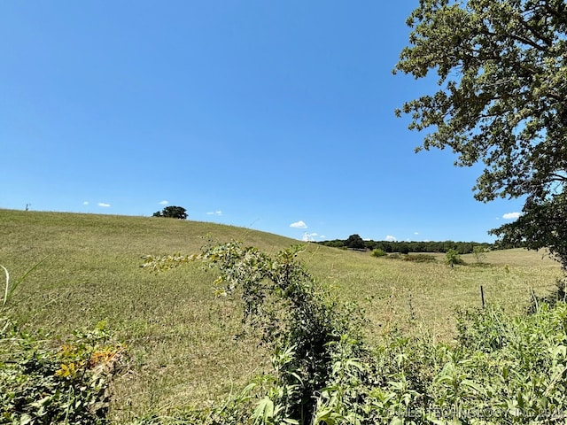 view of landscape featuring a rural view