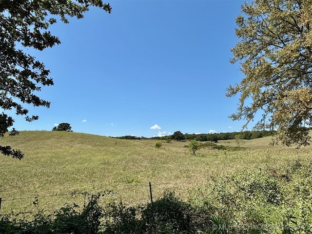 view of landscape with a rural view