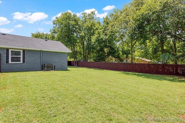701 W Alabama, Durant, OK 74701 - view of yard with a fenced backyard and cooling unit