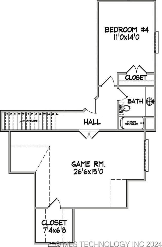 5424 E 125th Pl S, Bixby, OK 74008 - property floor plan