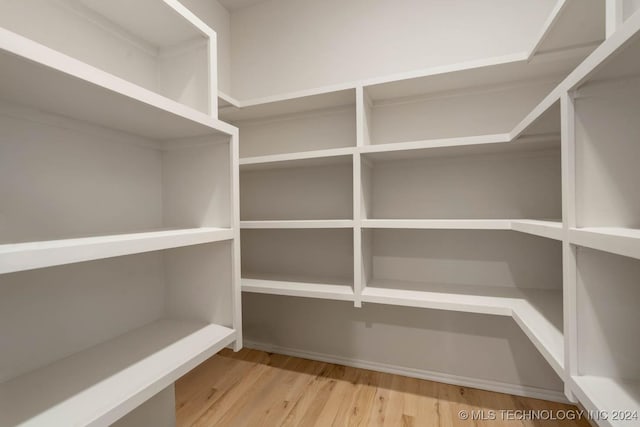 view of storage area