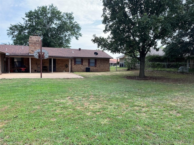 2912 Michelle, Durant, OK 74701 - view of yard featuring a patio area and fence