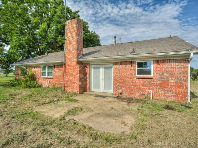 view of rear view of property