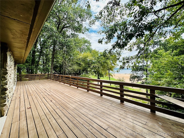 view of deck