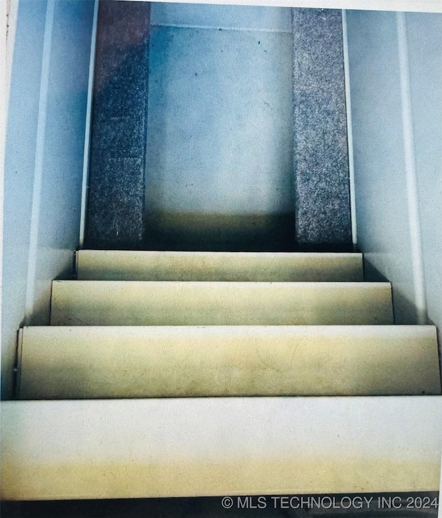 view of stairway