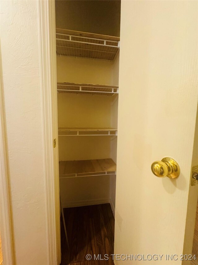 view of closet