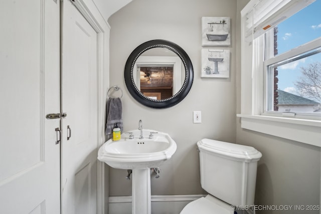 bathroom with toilet