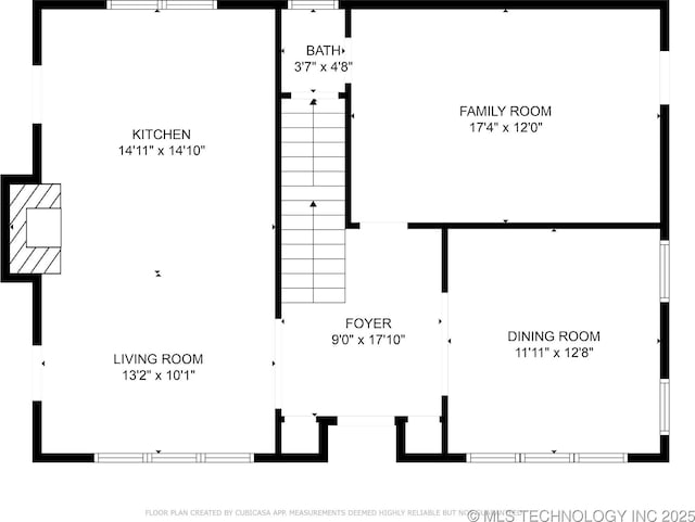 1715 Grandview Ave, Pawhuska, OK 74056 - view of room layout