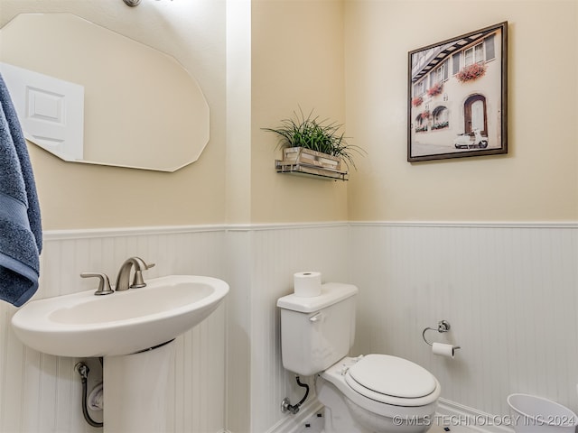 bathroom with toilet