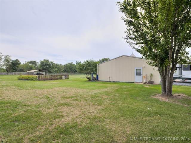 view of yard