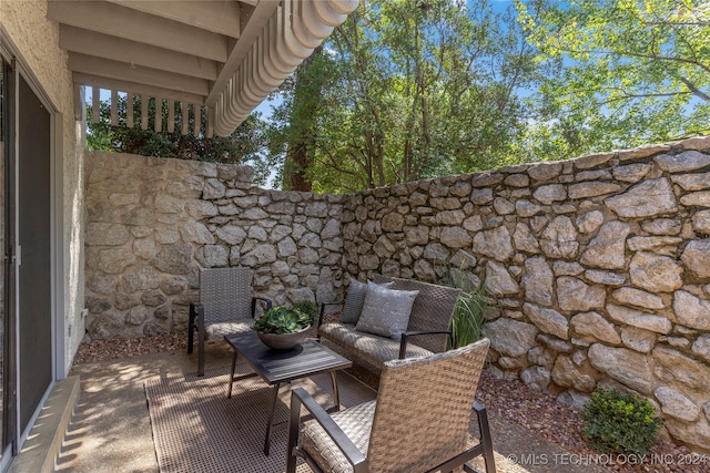 view of patio