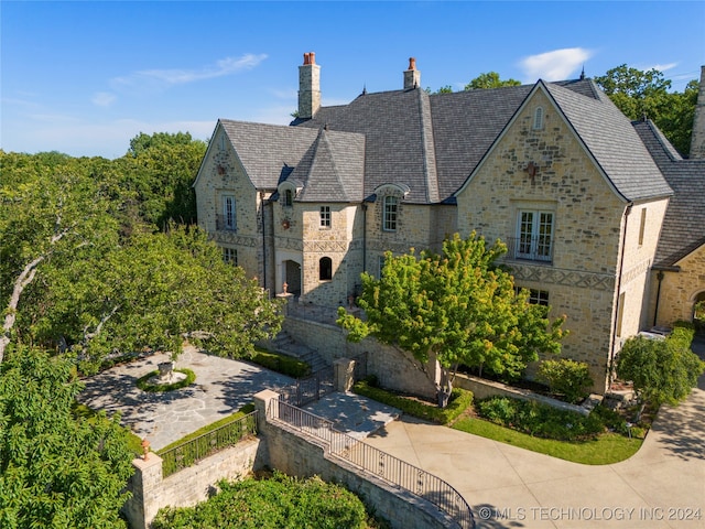 view of french provincial home