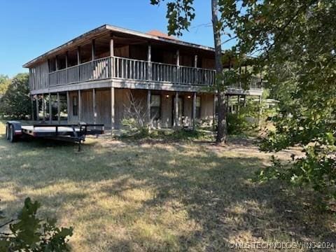 view of rear view of property