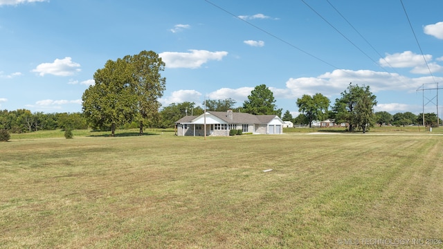 view of yard