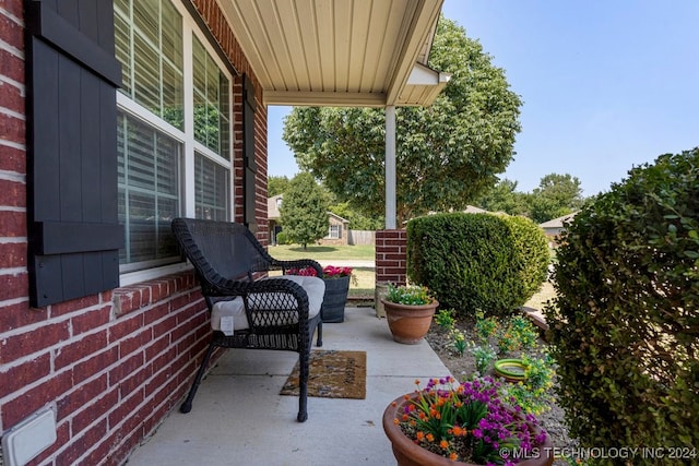 view of patio