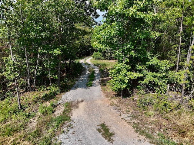 view of road