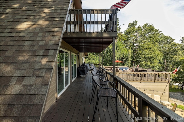 view of deck