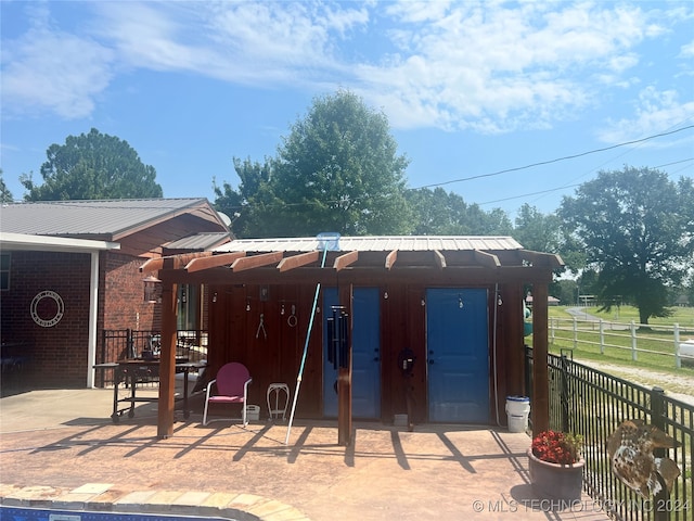 exterior space featuring a patio area