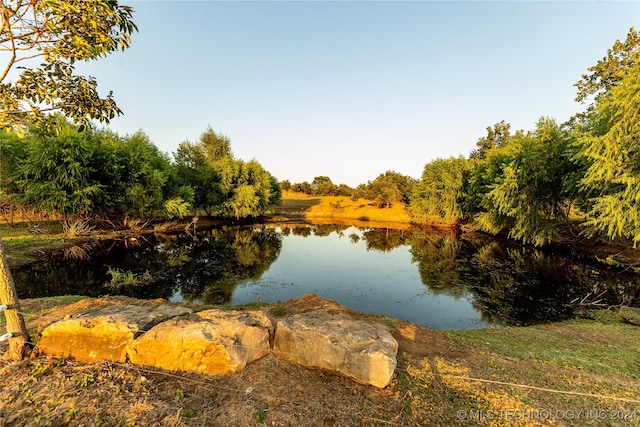 view of water feature