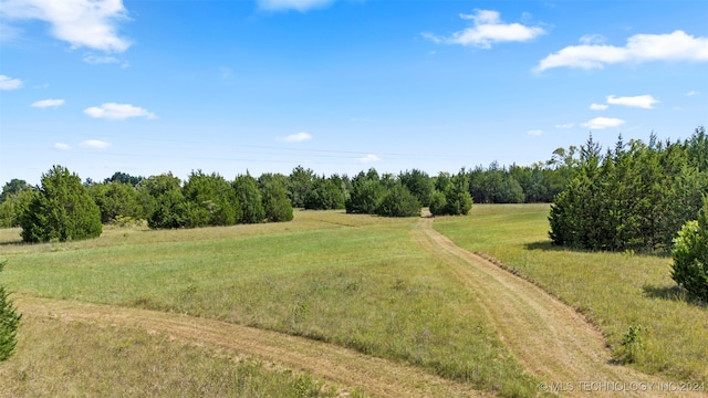 view of nature featuring a rural view