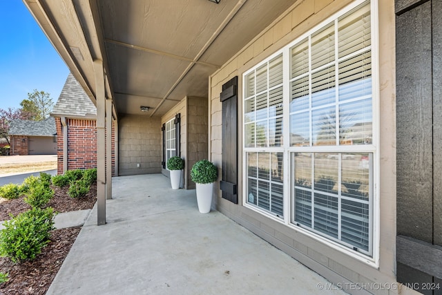 view of patio / terrace featuring a porch