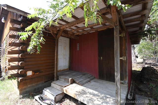 view of entrance to property