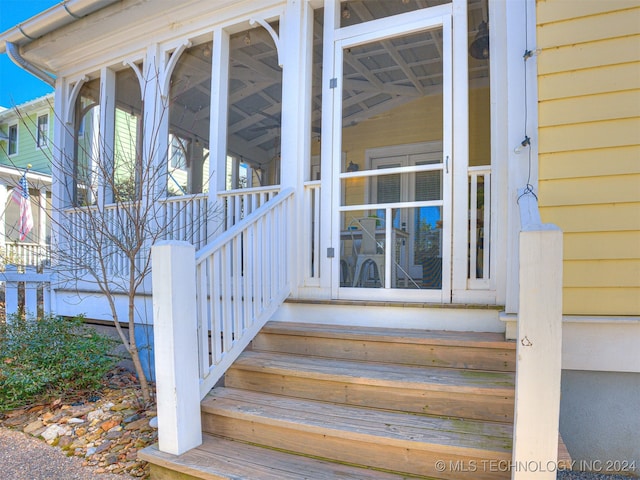 view of property entrance