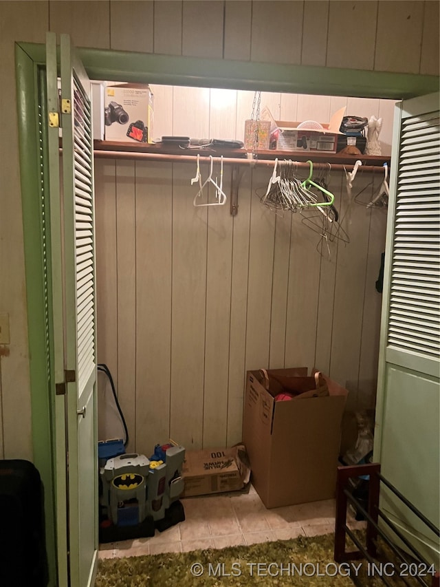 view of closet